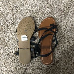 COPY - Black flat summer sandals from American Eagle